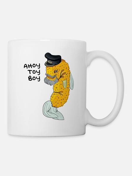 ahoy toy boy - Tasse - Weiß