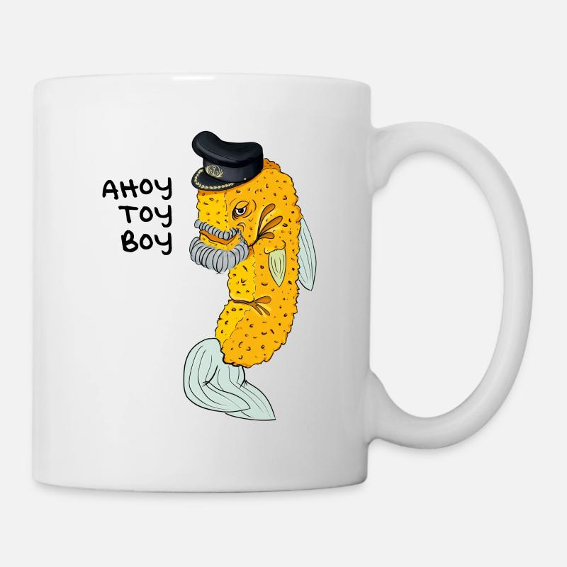 ahoy toy boy - Tasse - Weiß