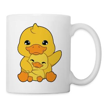 Duck Family Hug - Mug - white - Right