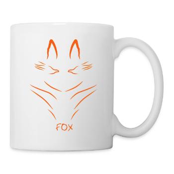 Fox - Tasse - Weiß - Rechts