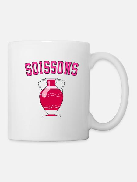 Soissons vase - pink - - Mug blanc - blanc