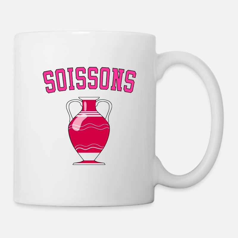 Soissons vase - pink - - Mug blanc - blanc
