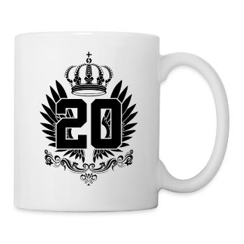 20E ANNIVERSAIRE ENFIN 20 ANS - Mug blanc - blanc - Droite