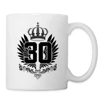 30E ANNIVERSAIRE ENFIN 30 ANS - Mug blanc - blanc - Droite