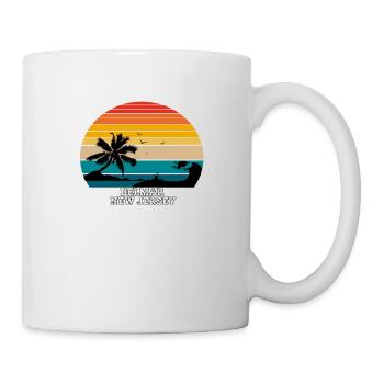 Belmar New Jersey Beaches - Tasse - Weiß - Rechts