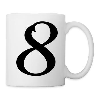 8 - Tasse - Weiß - Rechts