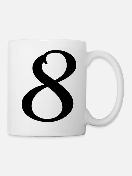 8 - Tasse - Weiß