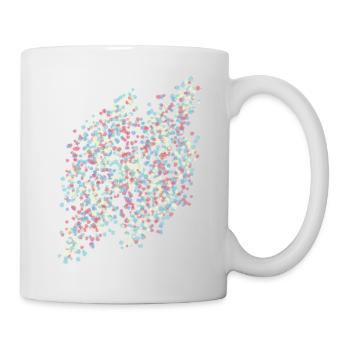 confetti,colorful,dots,abstract - Mug - white - Right