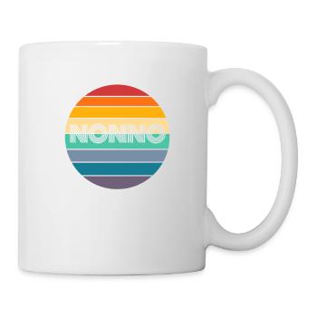 Rainbow Nonno Retro Vintage - Mug blanc - blanc - Droite