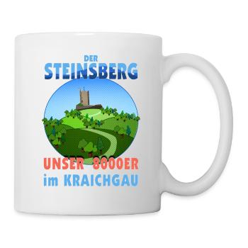 Steinsberg Kraichgau Sinsheim Baden Nordbaden - Tasse - Weiß - Rechts