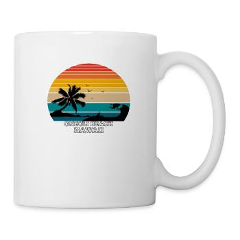 Oneuli Beach Hawaii gift - Mug - white - Right