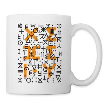 TIFINAGH ALPHABET AMAZIGH - Mug - white - Right