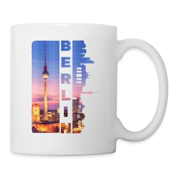 Berlin Germany City Skyline Home Love - Mug - white - Right