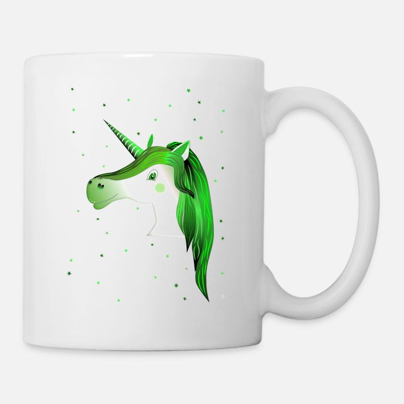 Einhorn Sternenhimmel - Tasse - Weiß