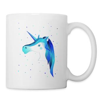 Licorne Licorne bleue Licorne - Mug blanc - blanc - Droite