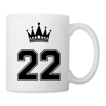 22 krone - Tasse - Weiß - Rechts