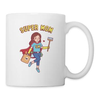 Super Mom Funny - Mug - white - Right