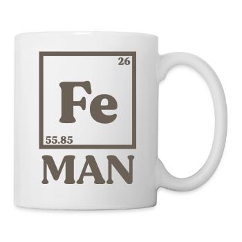 Iron Man Chemie - Tasse - Weiß - Rechts