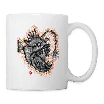 angler fish - Mug - white - Right