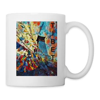 Tibet - Tasse - Weiß - Rechts