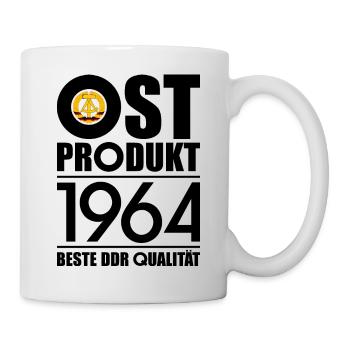 62. GEBURTSTAG OSSI OSTPRODUKT 1964 DDR - Tasse - Weiß - Rechts