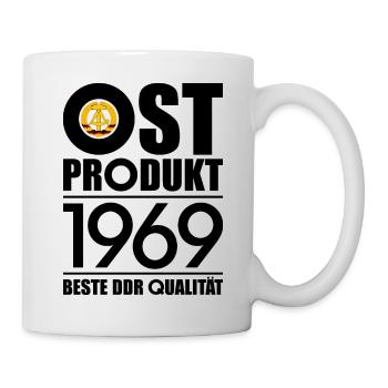 57. GEBURTSTAG OSSI OSTPRODUKT 1969 DDR - Tasse - Weiß - Rechts