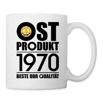 56. GEBURTSTAG OSSI OSTPRODUKT 1970 DDR - Tasse - Weiß - Rechts
