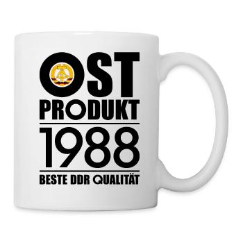 38. GEBURTSTAG OSSI OSTPRODUKT 1988 DDR - Tasse - Weiß - Rechts