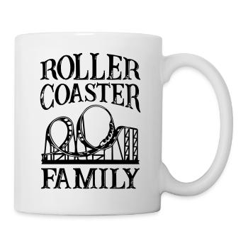 Roller Coaster Family - Tasse - Weiß - Rechts