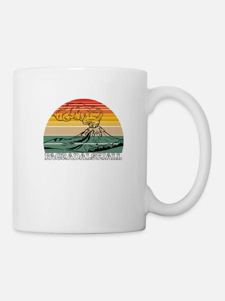 Fagradalsfjall - Tasse - Weiß