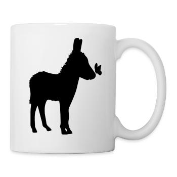 Donkey Esel - Tasse - Weiß - Rechts