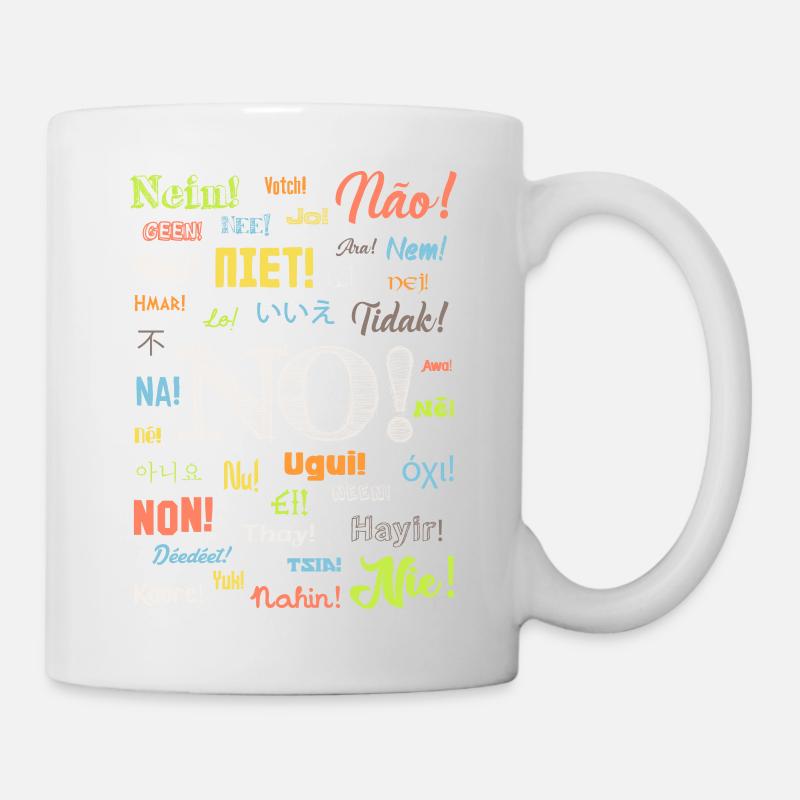 Non - Mug blanc - blanc