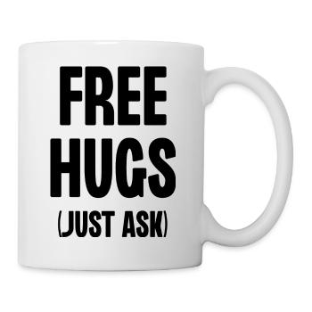 Free Hugs Just Ask - Mug - white - Right
