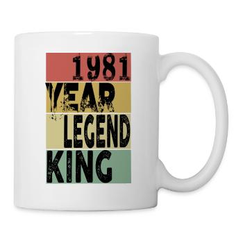 1981 - Mug blanc - blanc - Droite
