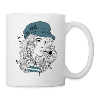 Seefahrerin - Tasse - Weiß - Rechts