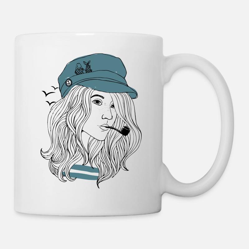 Seefahrerin - Tasse - Weiß