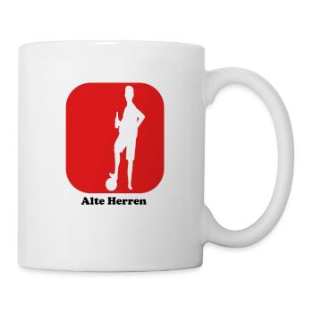 Alte Herren Fußball - Tasse - Weiß - Rechts