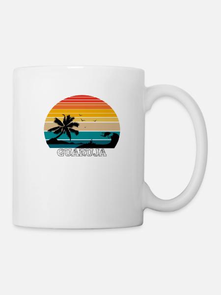 Guaruja São Paulo Beach - Tasse - Weiß