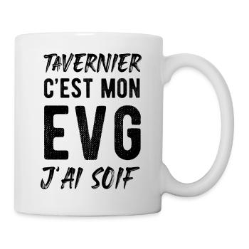 Evg humour tavernier enterrement de vie de garçon - Mug blanc - blanc - Droite