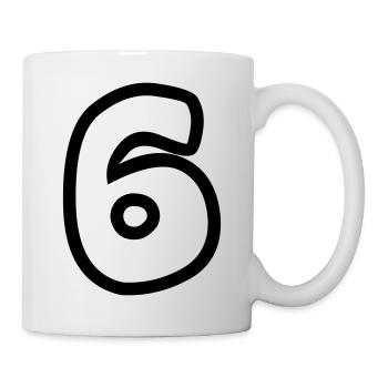 6 - Tasse - Weiß - Rechts