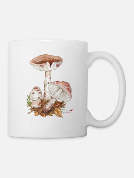 Perlpilz (Amanita rubescens) - Tasse - Weiß