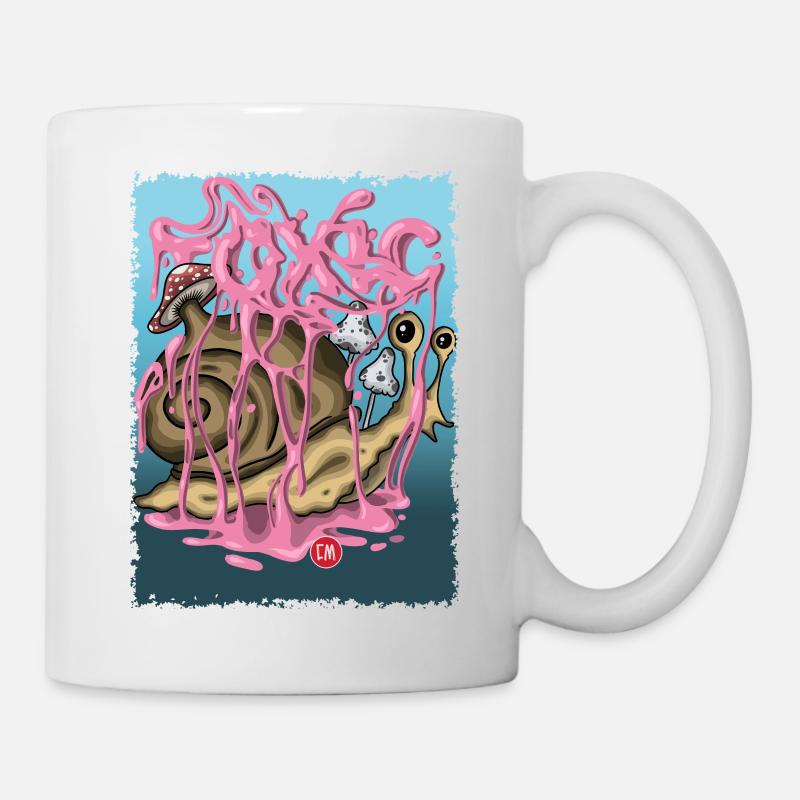 Schnecke - Tasse - Weiß
