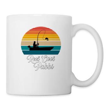 Reel Cool Pabbi Fishing Gifts - Mug - white - Right
