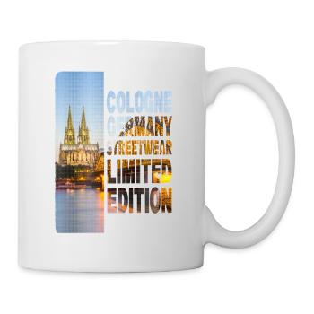Cologne Allemagne Ville Skyline Accueil Amour - Mug blanc - blanc - Droite