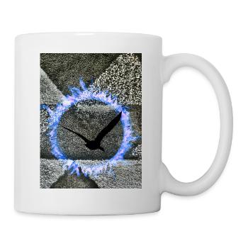 Bird in a Ring of Blue Fire - Mug - white - Right
