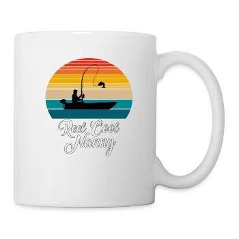 Reel Cool Nanny Fishing Gifts - Mug - white - Right
