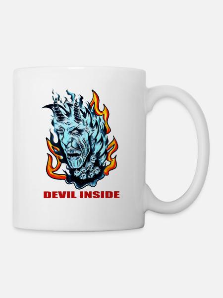 DEVIL - Tasse - Weiß