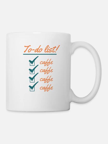 Wake up and smell the coffee - Mug - white
