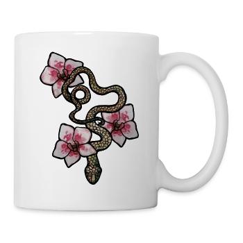 Snake Orchids - Mug - white - Right