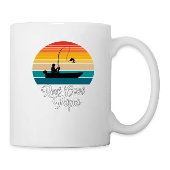 Reel Cool Popo Cadeaux de pêche - Mug blanc - blanc - Droite